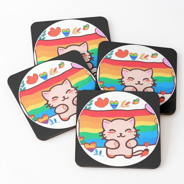 Item preview, Cute LGBT Cat Pride Month Kitty Lover designed and sold by OliversCat.