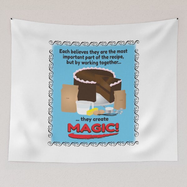 Item preview, Ingredients Together Make Magic designed and sold by Karen Wood.
