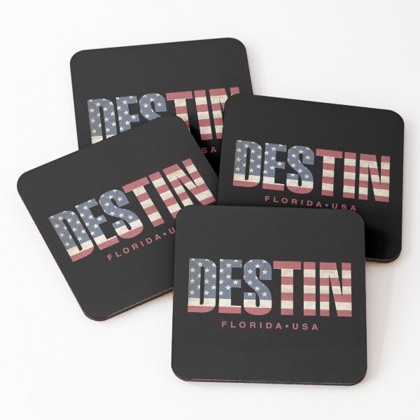 Item preview, Destin Florida Vintage American Flag Design designed and sold by Futurebeachbum.