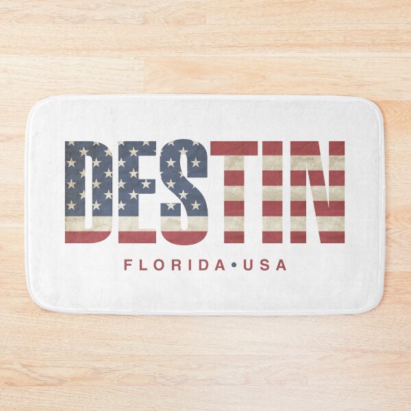 Item preview, Destin Florida Vintage American Flag Design designed and sold by Futurebeachbum.