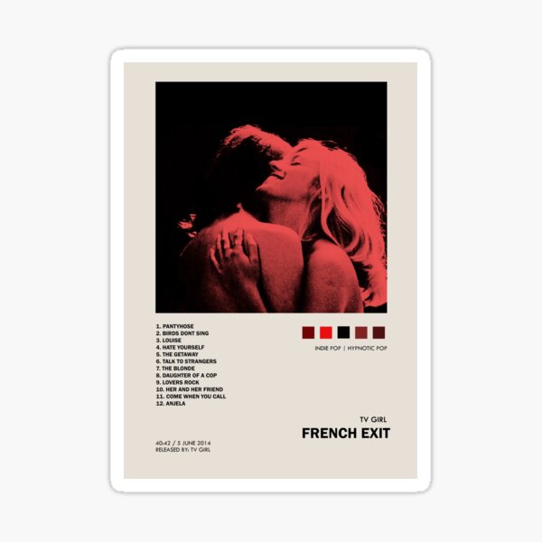 Item preview, French Exit - TV Girl Album Print designed and sold by AlbumPrintsGB.