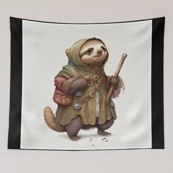 Item preview, sloth adventure designed and sold by ururuty.