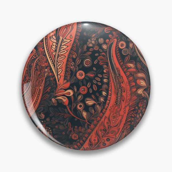 Item preview, Paisley rojo designed and sold by PyroCybin.