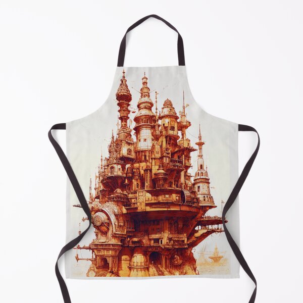 Item preview, Fantasy Steampunk Castle Architecture designed and sold by entwithanaxe.