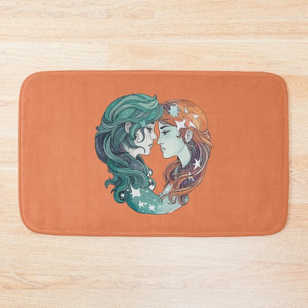 Item preview, Dual Nature: Gemini's Infinite Reflection designed and sold by TrendyArtInk.
