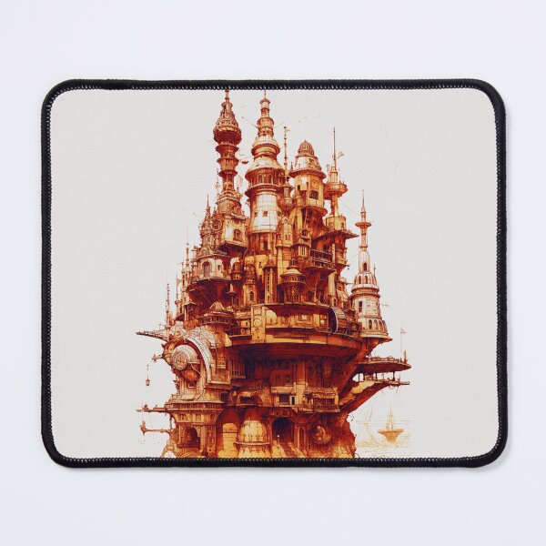 Item preview, Fantasy Steampunk Castle Architecture designed and sold by entwithanaxe.