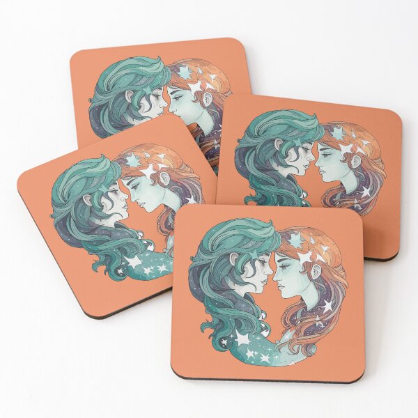 Item preview, Dual Nature: Gemini's Infinite Reflection designed and sold by TrendyArtInk.