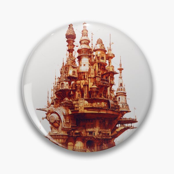 Item preview, Fantasy Steampunk Castle Architecture designed and sold by entwithanaxe.