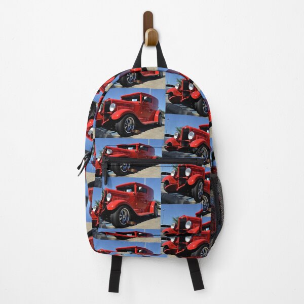 Item preview, Red retro vintage collection car. designed and sold by PariaArt.