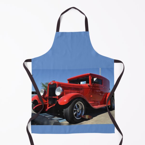 Item preview, Red retro vintage collection car. designed and sold by PariaArt.