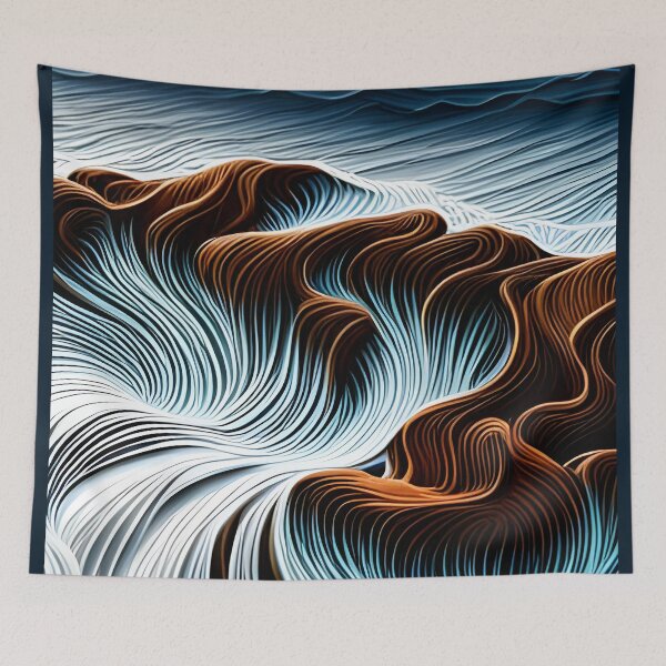 Item preview, The Abstract Sea II designed and sold by Glimmersmith.