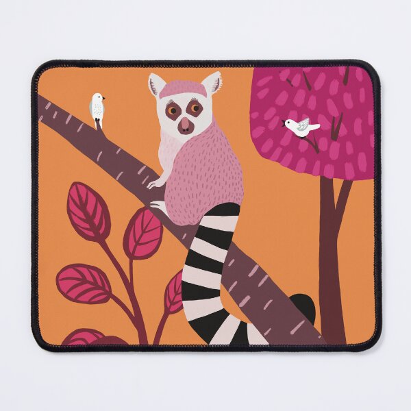 Item preview, Ringtail Lemur and Birds designed and sold by DCamille.