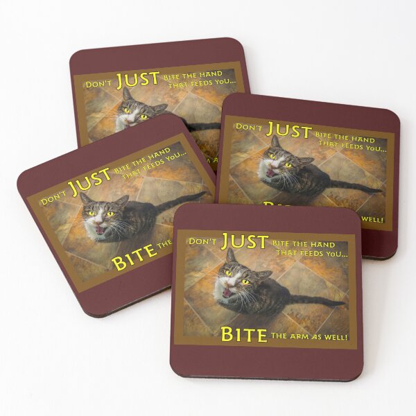 Item preview, Don’t Just Bite The Hand That Feeds You…Bite The Arm As Well! designed and sold by Walter G. Esselman.