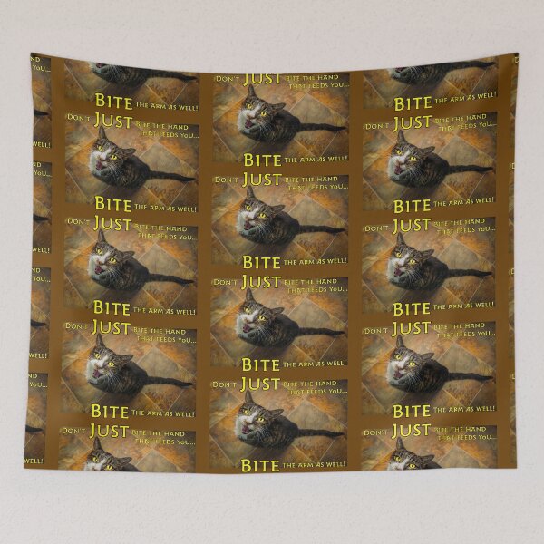 Item preview, Don’t Just Bite The Hand That Feeds You…Bite The Arm As Well! designed and sold by Walter G. Esselman.