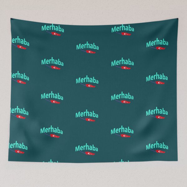Item preview, Merhaba (hello in Turkish) designed and sold by lobodelnoir.