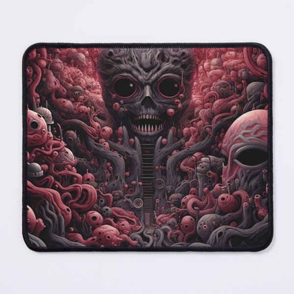 Item preview, Standing at The Gates of Hell - Surreal Art - AI designed and sold by Spiralysis.