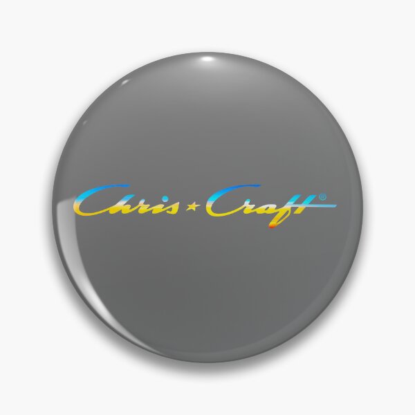 Item preview, Blue Yellow Orange Sky Chris Craft Boating Logo  designed and sold by ChristinasMess.