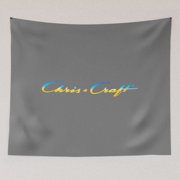 Item preview, Blue Yellow Orange Sky Chris Craft Boating Logo  designed and sold by ChristinasMess.