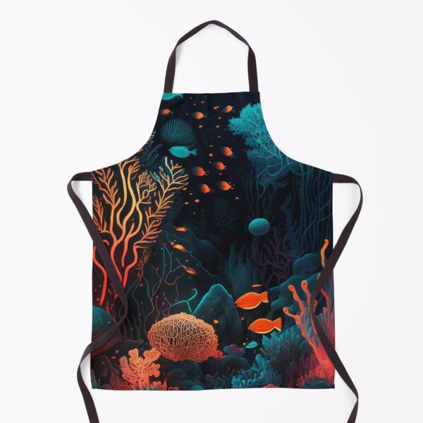 Item preview, Neon-inspired design of a abstract underwater designed and sold by iDezine GD.
