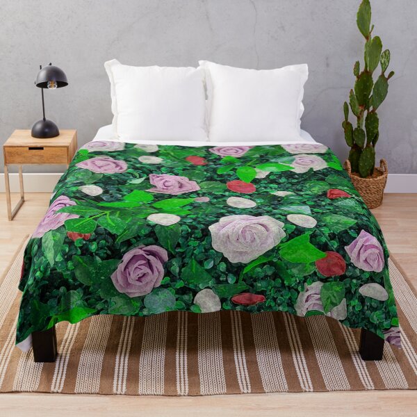 Item preview, Pink Roses on Dark Green designed and sold by Karen Simon.