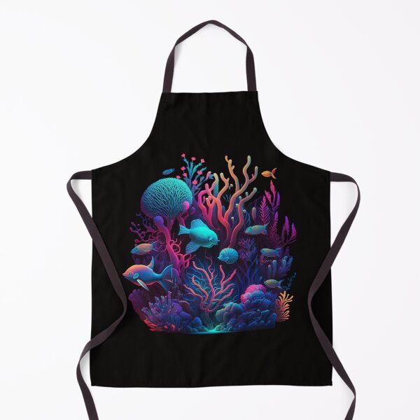 Item preview, Neon-inspired design of a abstract underwater designed and sold by iDezine GD.