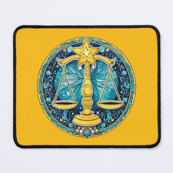 Item preview, Harmony's Dance: Embrace the Libra Zodiac designed and sold by TrendyArtInk.