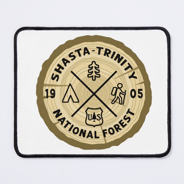Item preview, Shasta-Trinity National Forest Log Slice designed and sold by VanyaKar.