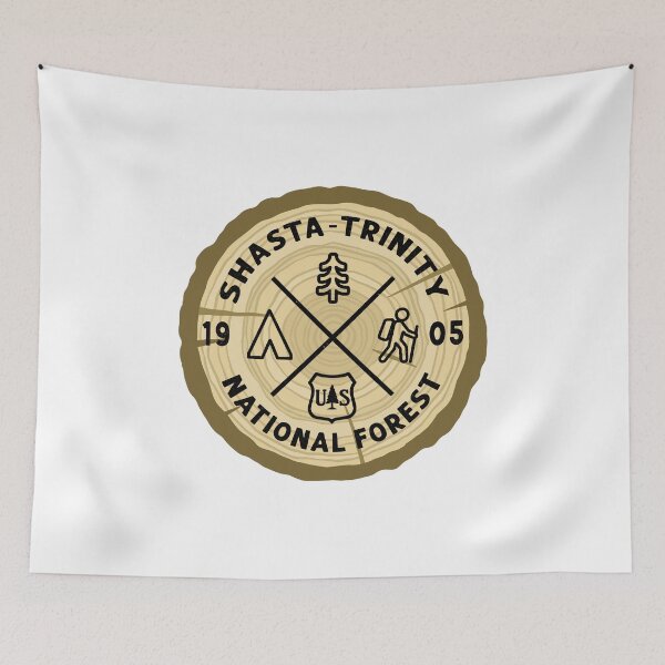 Item preview, Shasta-Trinity National Forest Log Slice designed and sold by VanyaKar.