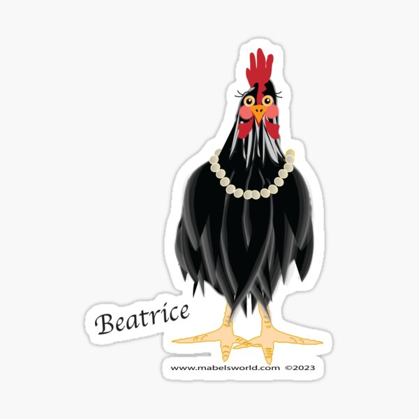 Beatrice of Mabel's World Sticker