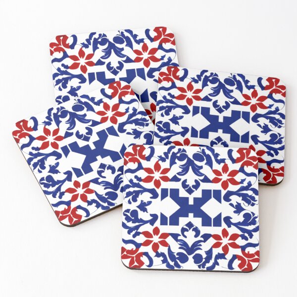 Item preview, red and blue pattern designed and sold by Artcolage87.