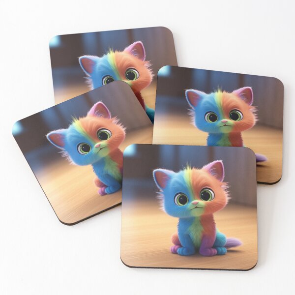 Item preview, Raphael multicolored cat designed and sold by DigitalPixelize.
