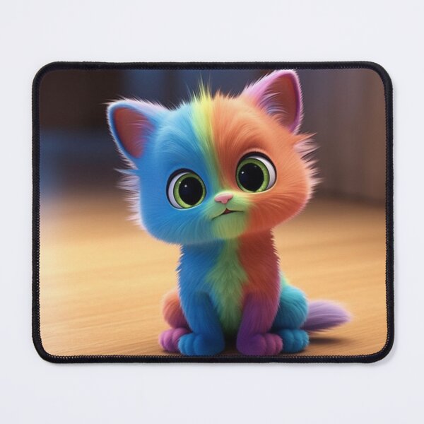 Item preview, Raphael multicolored cat designed and sold by DigitalPixelize.