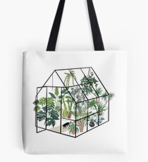 Bolsa de tela invernadero con plantas