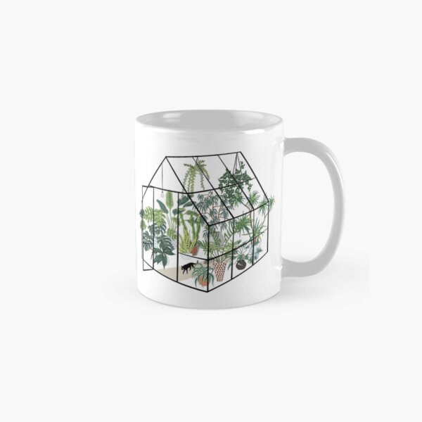 Gewächshaus mit Pflanzen Tasse (Standard)