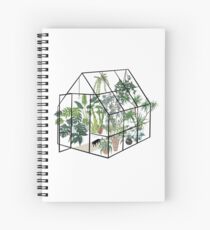 greenhouse with plants Spiral Notebook