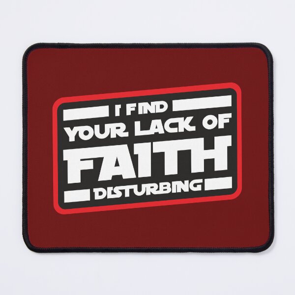 Item preview, I Find Your Lack of Faith Disturbing Red designed and sold by Cine Store Merch.