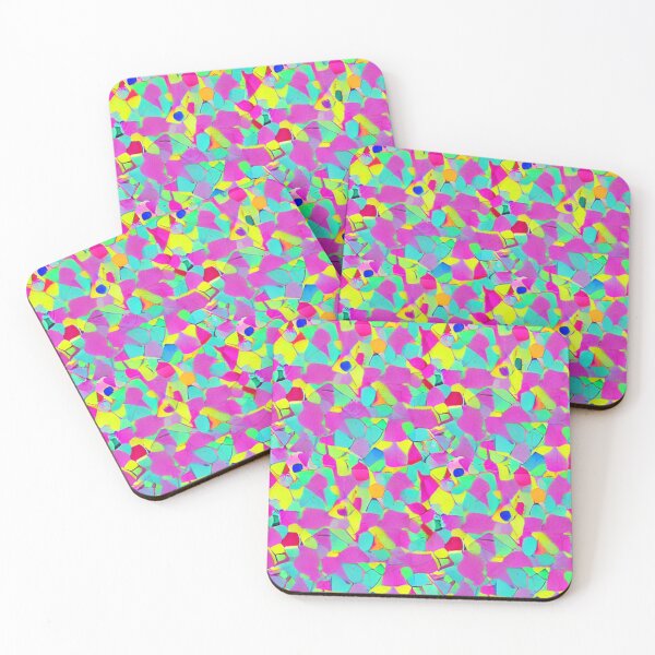 Item preview, Abstract Confetti Pattern in Pink and Blue and Yellow designed and sold by calibrit.