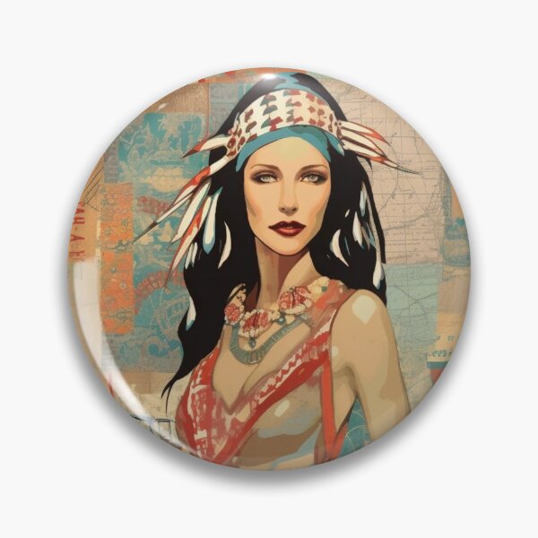 Item preview, America Beauty Retro Vintage Patchwork Collage Pattern of Americana designed and sold by BrandonArtWorld.