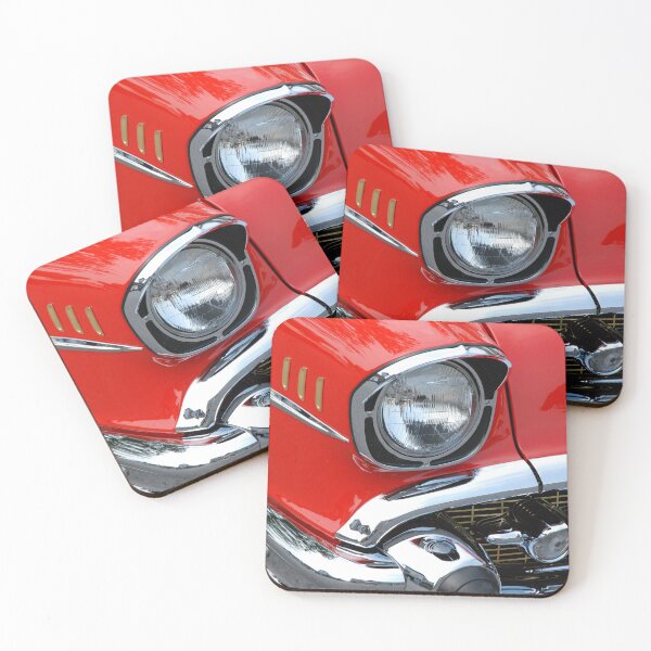 Item preview, Vintage red car headlights for collection designed and sold by PariaArt.