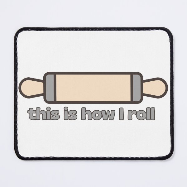 Item preview, this is how I roll - rolling pin design designed and sold by PaperViewStore.