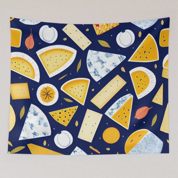 Item preview, Funny Multi Cheese Pattern! designed and sold by Giulivo Store Graphic.