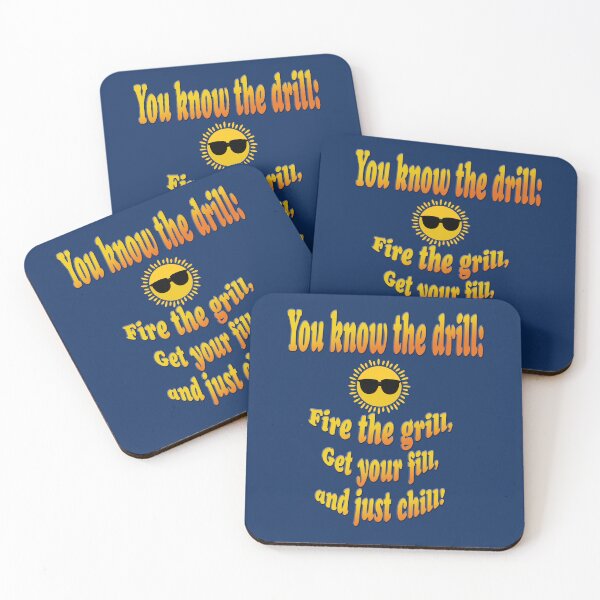 Item preview, The Drill: Grill, Get Your Fill, Chill designed and sold by Karen Simon.