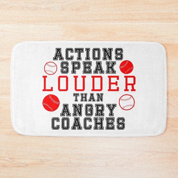 Item preview, Actions Speak Louder Than Angry Coaches designed and sold by agenttomcat.