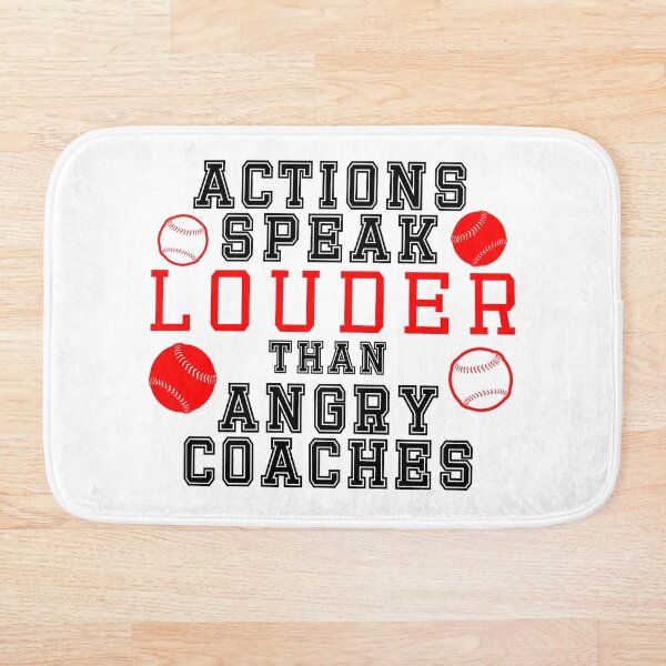 Item preview, Actions Speak Louder Than Angry Coaches designed and sold by agenttomcat.