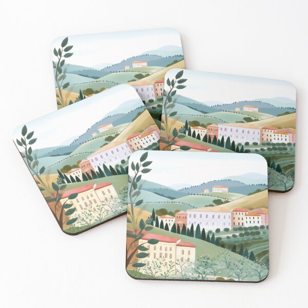 Item preview, Rolling hills of Tuscany designed and sold by RoseAesthetic.