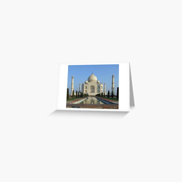 Taj Mahal Greeting Card