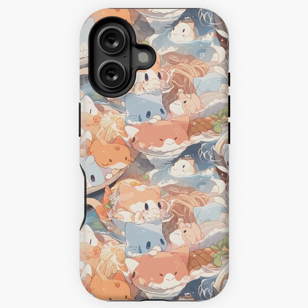 Item preview, Kawaii Chibi Cats in Ramen designed and sold by NijicoArt.