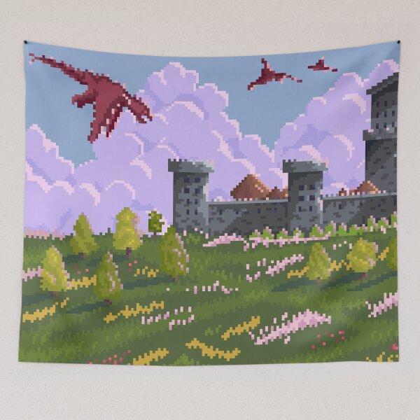 Item preview, Red Dragon Keep designed and sold by PartTimePixel.