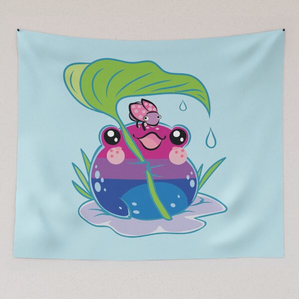 Item preview, Bisexual flag frog, LGBT flag frog, Lgbt cute animals, Lgbt  pride designed and sold by Soul  ArtLove.