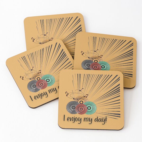 Item preview, Retro Colorful Vintage Rhythms: I enjoy my day designed and sold by Narcisa22.